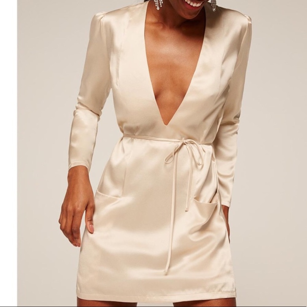Reformation cute low cut dress